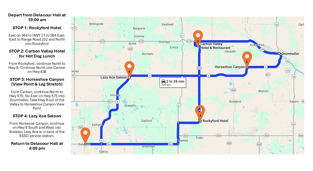 2025 Route Map 2025 Route Map